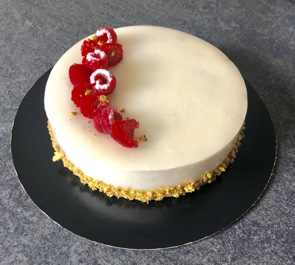 Entremets Vanille Framboises Et Pistache Naturel And Bon